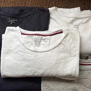 Men’s Short sleeve shirts 1 Nike,2 Tommy Hilfiger and one structure size medium